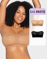 1+1 GRATIS – Rutschfester Crossover-Bandeau-BH