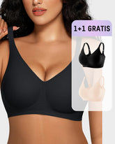 1+1 GRATIS – Nahtloser Bügelloser Komfort-BH mit Gel-Streifen