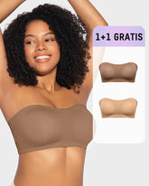 1+1 GRATIS – Rutschfester Crossover-Bandeau-BH