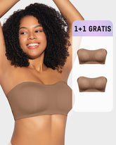1+1 GRATIS – Rutschfester Crossover-Bandeau-BH