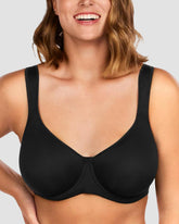 Weicher Plus-Size Minimizer-BH, Vollschale, ungefüttert
