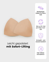 Doppelseitige Klebe-Lift-Pads für unsichtbaren Halt (2 Paar)