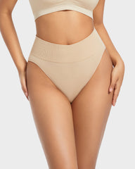 Nahtlose High-Waist-Slips mit Bauchkontrolle (3er-Pack)