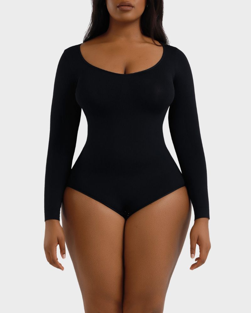 1+1 gratis Shaping-Body mit langen Ärmeln