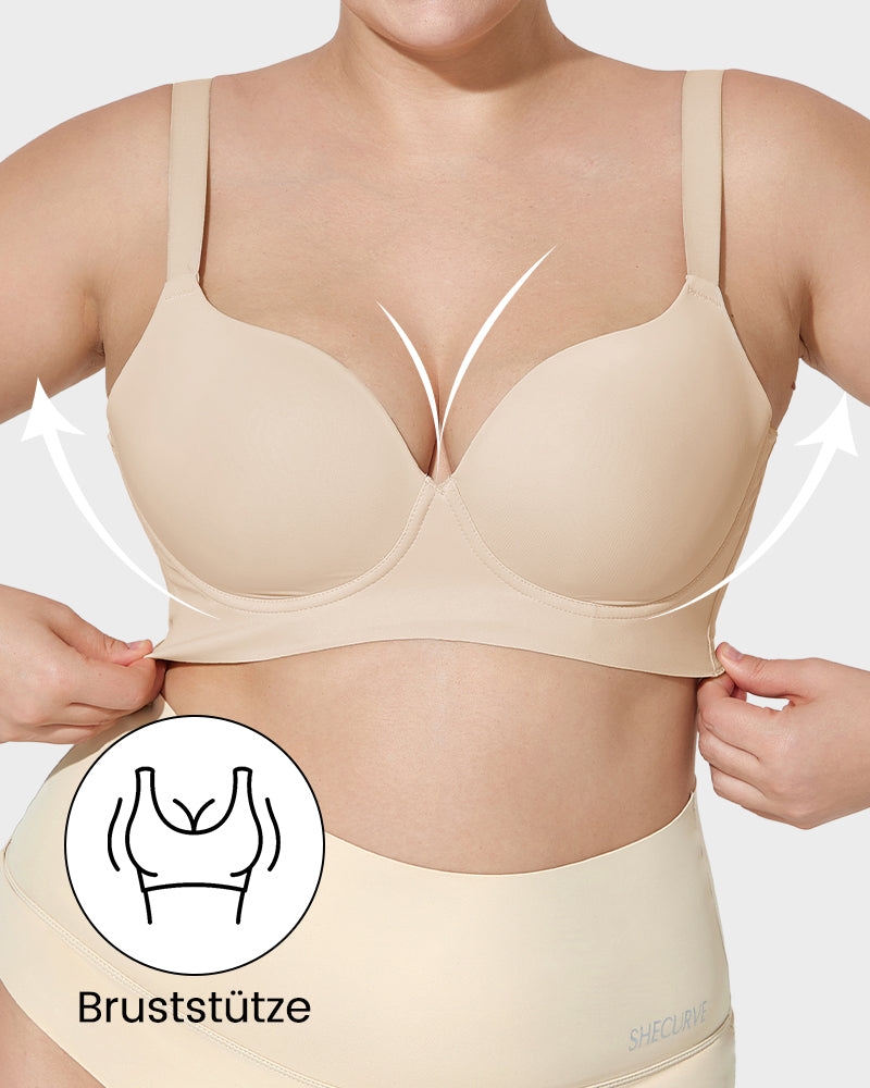 Push-up-BH mit Rückenformung und tiefem Ausschnitt