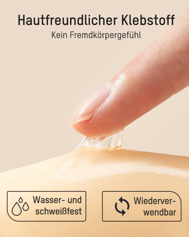 Unsichtbarer Push-up BH zum Kleben mit Frontverschluss (2 Paar)