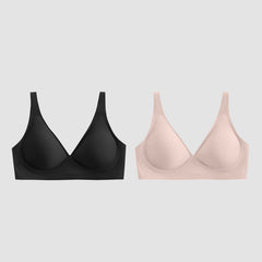 1+1 GRATIS – Nahtloser Push-up BH mit Tief-V & Gel-Streifen, bügellos & bequem