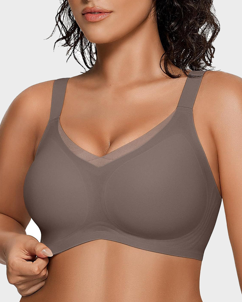 Damen-Bügeloser BH aus Mesh – Bequem & Unterstützend