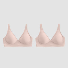 1+1 GRATIS – Nahtloser Push-up BH mit Tief-V & Gel-Streifen, bügellos & bequem