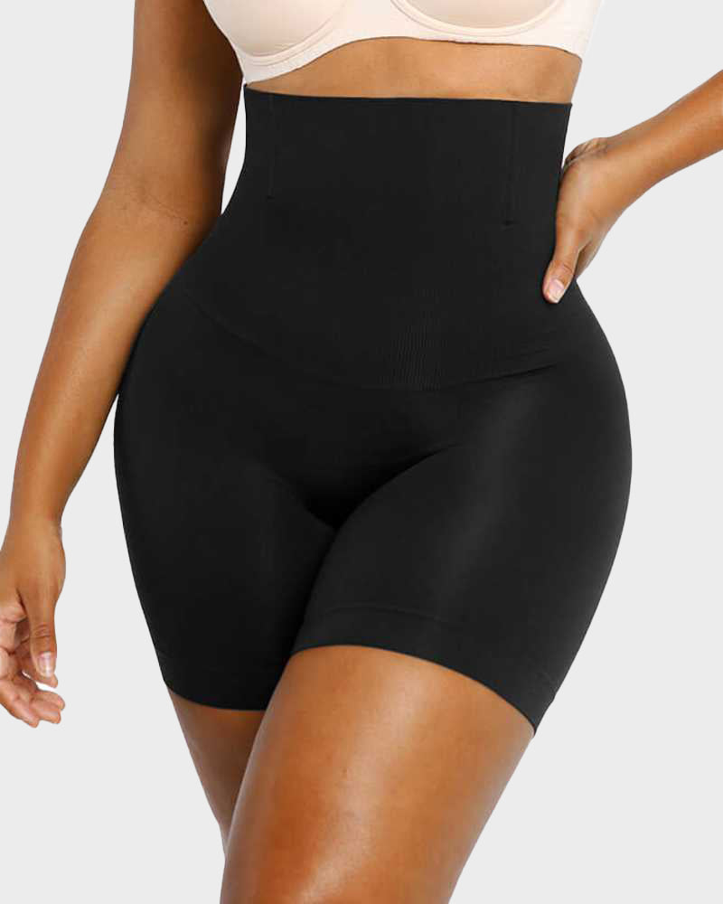 Bequeme High-Waist Shaping-Shorts mit Stützstäbchen