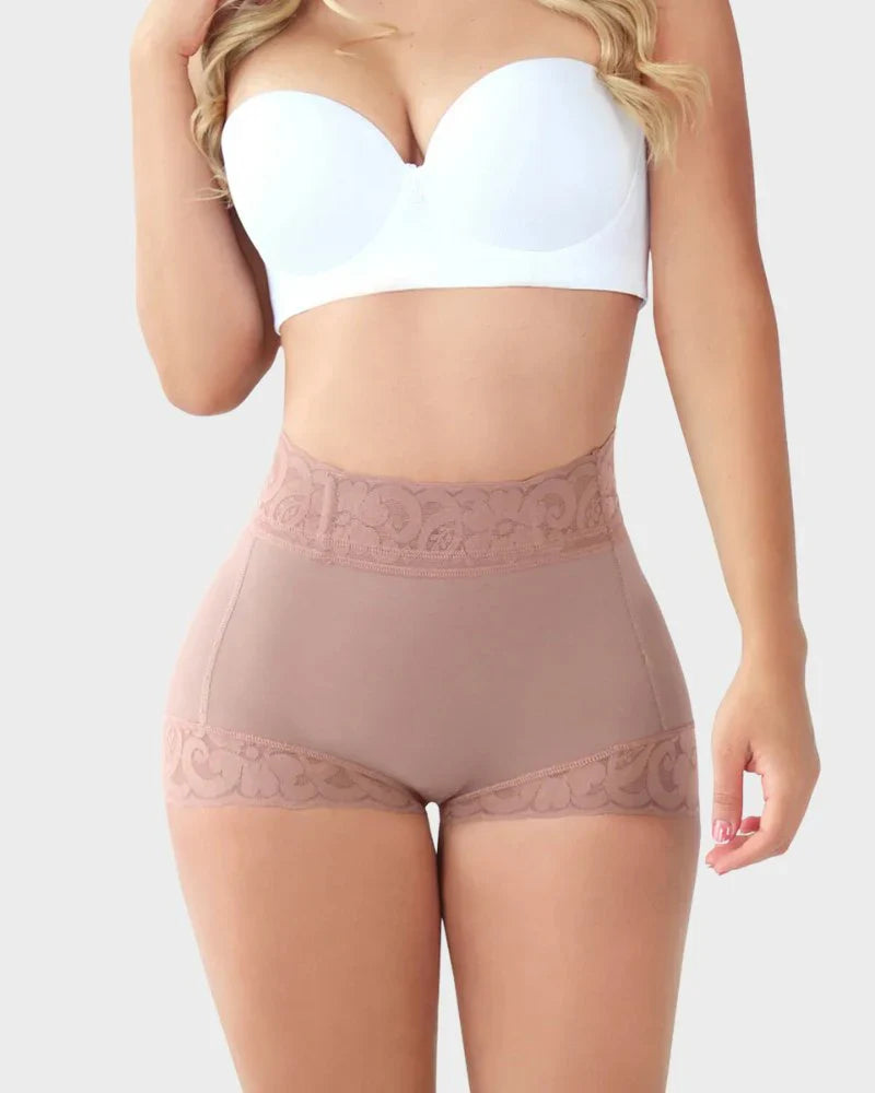 Nahtlose High-Waist Shorts mit Po-Lifting-Effekt