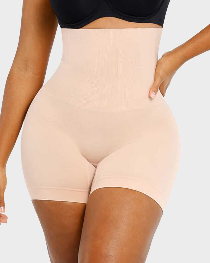 Bequeme High-Waist Shaping-Shorts mit Stützstäbchen