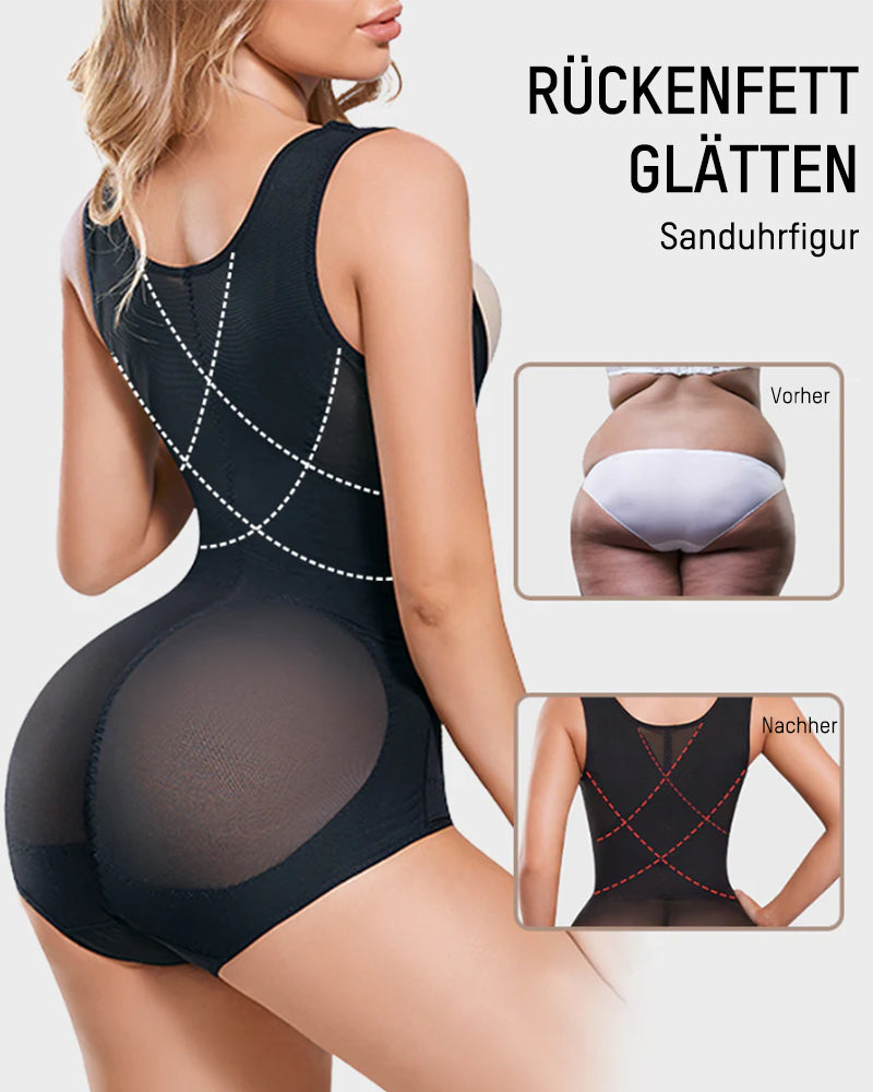 Body Shaper mit offenem Brustbereich und Kreuz-Kompression