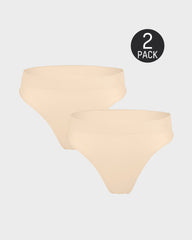 Nahtloser Komfort-String – 2er-Pack