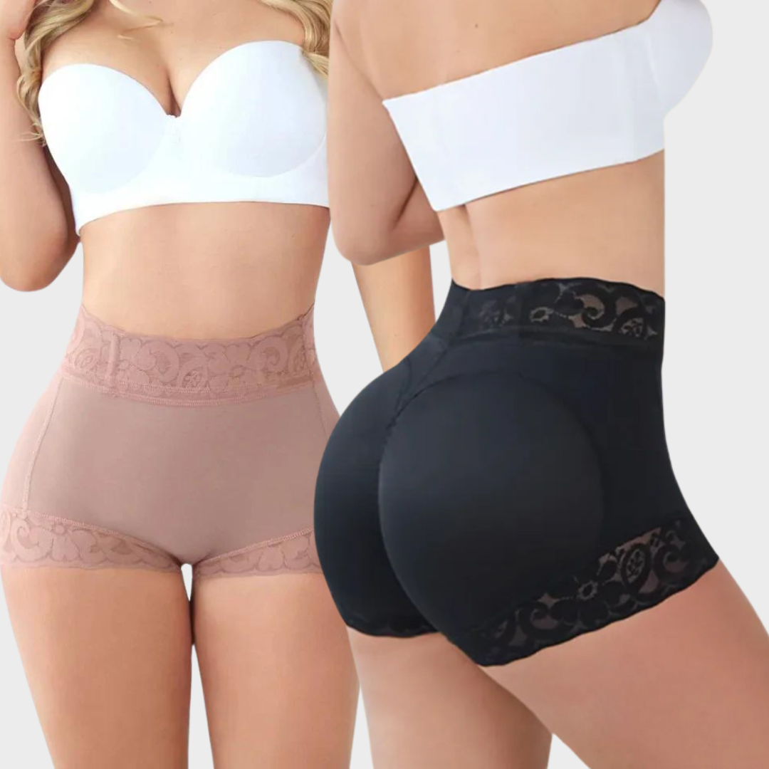 Nahtlose High-Waist Shorts mit Po-Lifting-Effekt