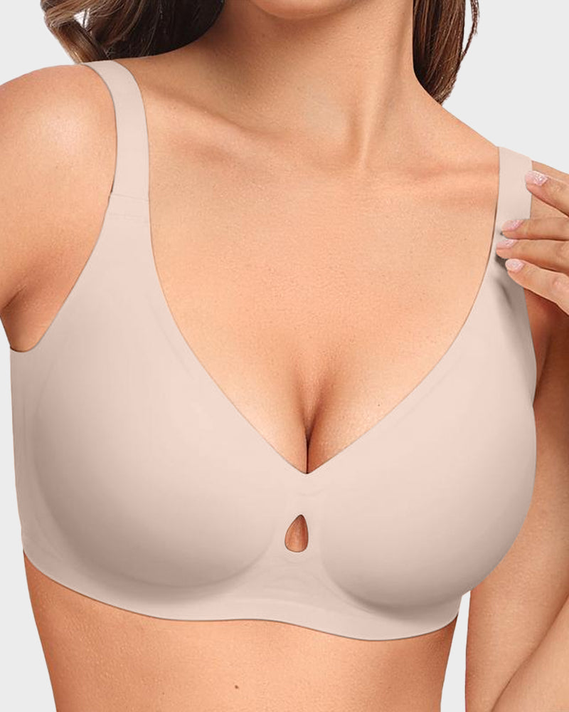 Unsichtbarer Jelly-Lift-BH mit atmungsaktivem Wassertropfen-Design