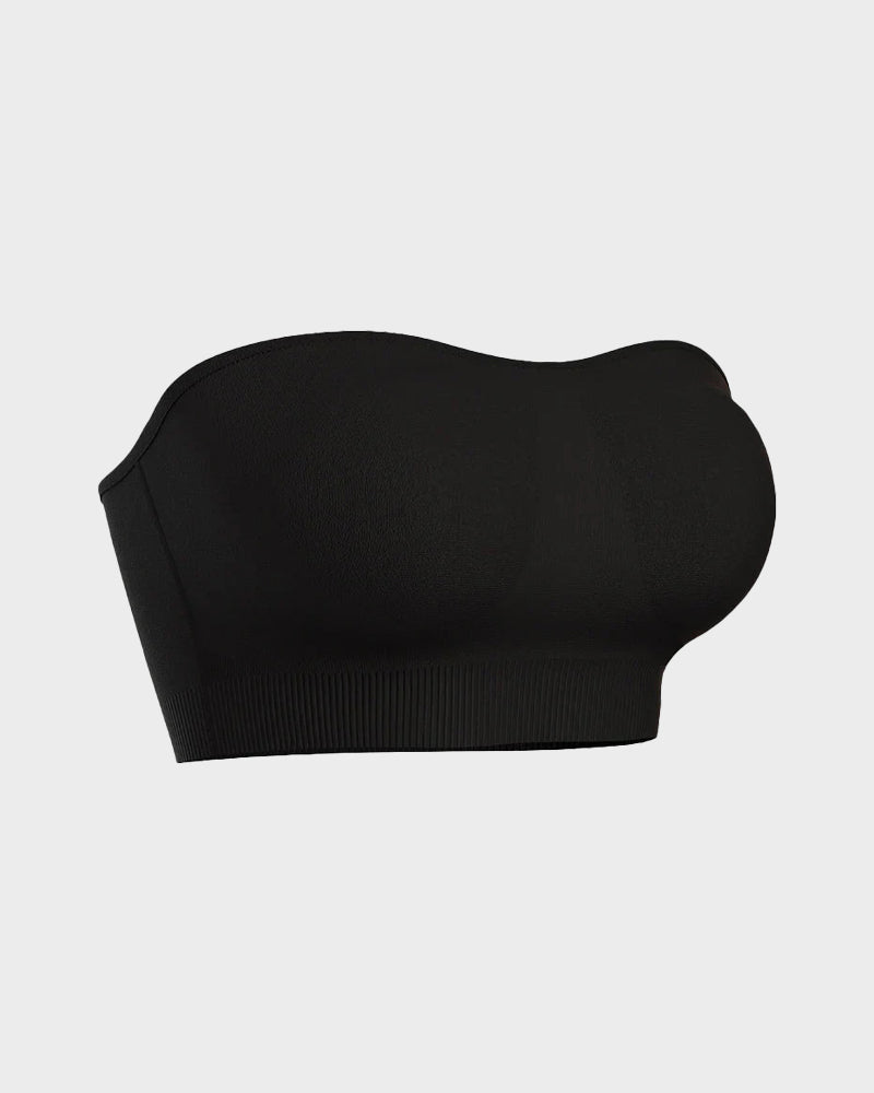 Rutschfester nahtloser trägerloser Bandeau-BH