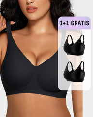 1+1 GRATIS – Nahtloser Bügelloser Komfort-BH mit Gel-Streifen