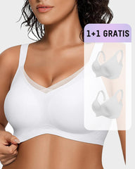 1+1 GRATIS – Bequemer Bügelloser Mesh-BH für Damen