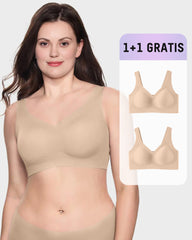 1+1 GRATIS – Bügelloser Stütz-BH mit antibakteriellen Gel-Streifen