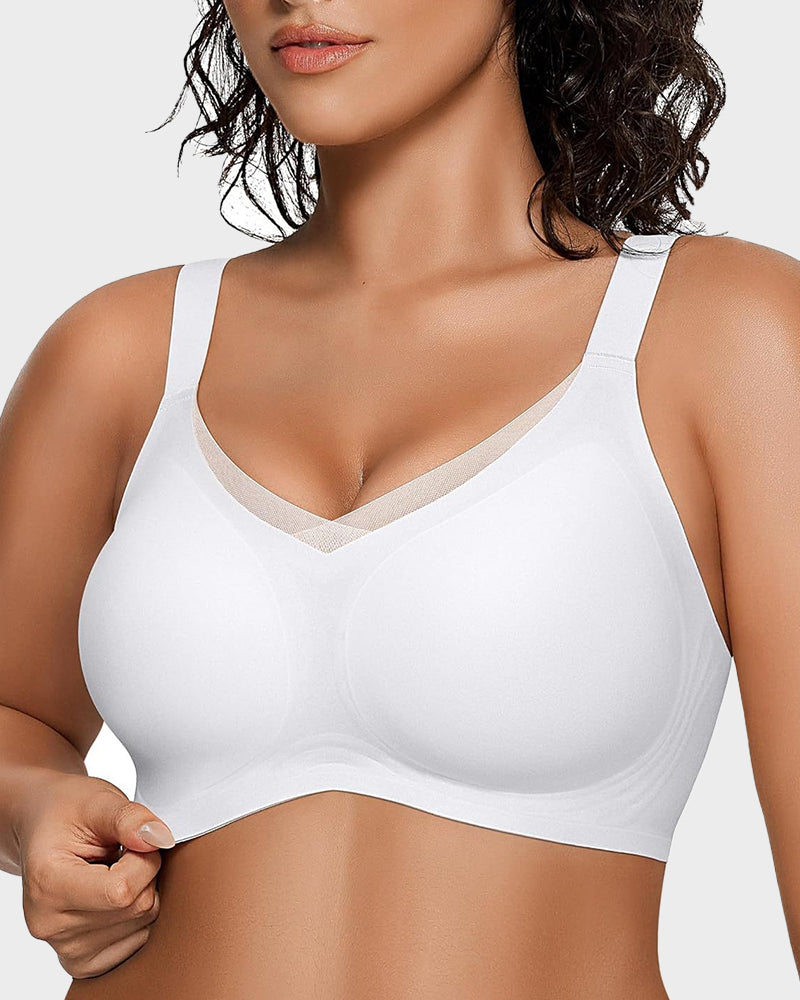 Damen-Bügeloser BH aus Mesh – Bequem & Unterstützend