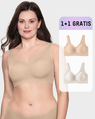 1+1 GRATIS – Bügelloser Stütz-BH mit antibakteriellen Gel-Streifen