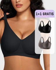 1+1 GRATIS – Nahtloser Bügelloser Komfort-BH mit Gel-Streifen
