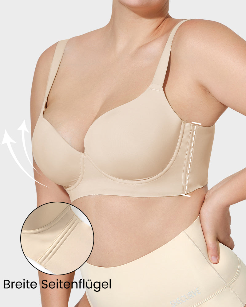 Push-up-BH mit Rückenformung und tiefem Ausschnitt