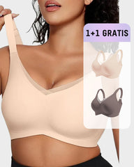 1+1 GRATIS – Bequemer Bügelloser Mesh-BH für Damen