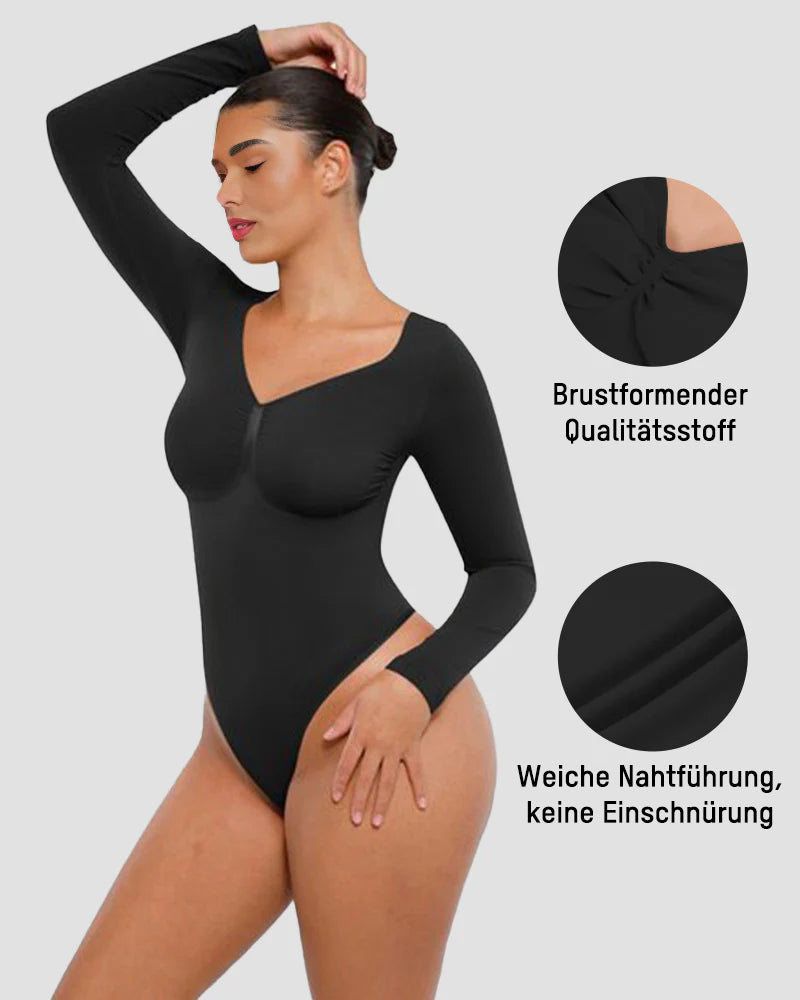 1+1 gratis Shaping-Body mit langen Ärmeln