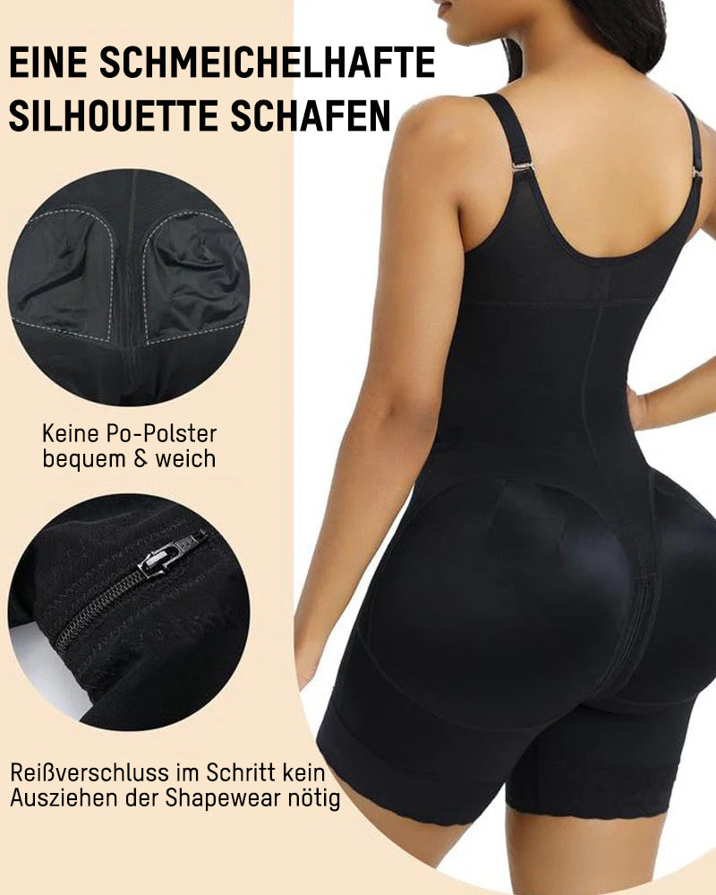 Shaping-Body mit Po-Lift und Schritt-Reißverschluss – Kolumbianischer Stil