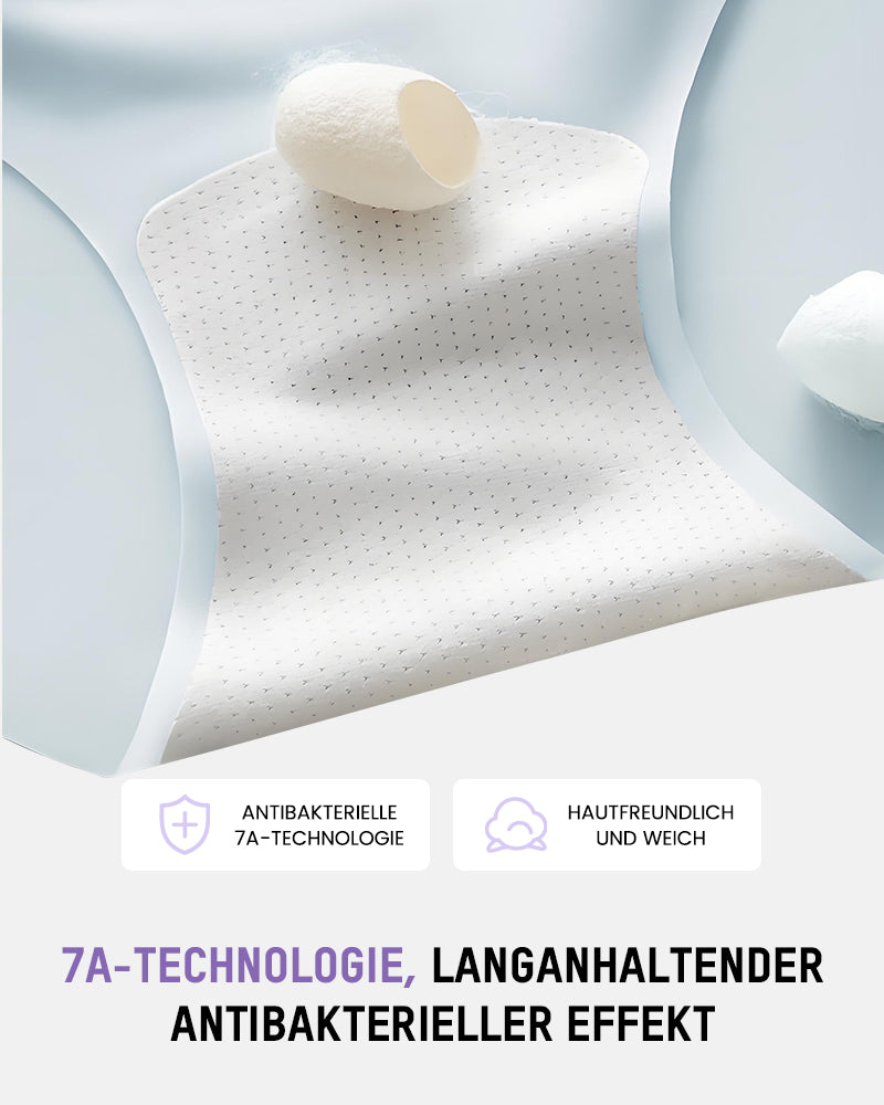 Nahtlose High-Waist-Slips aus Eis-Seide mit Bauchkontrolle (4er-Pack)