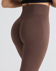 Nahtlose High-Waist-Leggings mit Po-Lifting-Effekt
