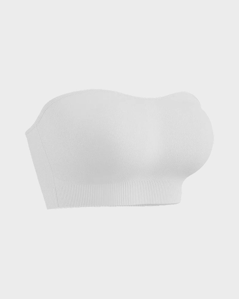 Rutschfester nahtloser trägerloser Bandeau-BH