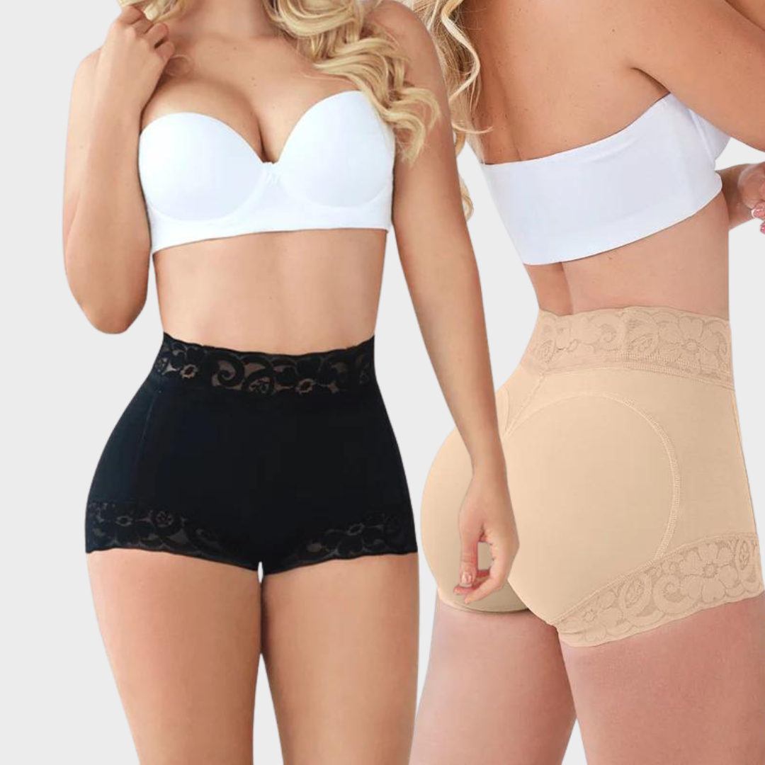 Nahtlose High-Waist Shorts mit Po-Lifting-Effekt