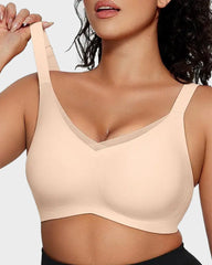 Damen-Bügeloser BH aus Mesh – Bequem & Unterstützend