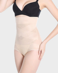 High-Waist Shaping-Body für Damen mit schlankem Kreuz-Design und Po-Lifting