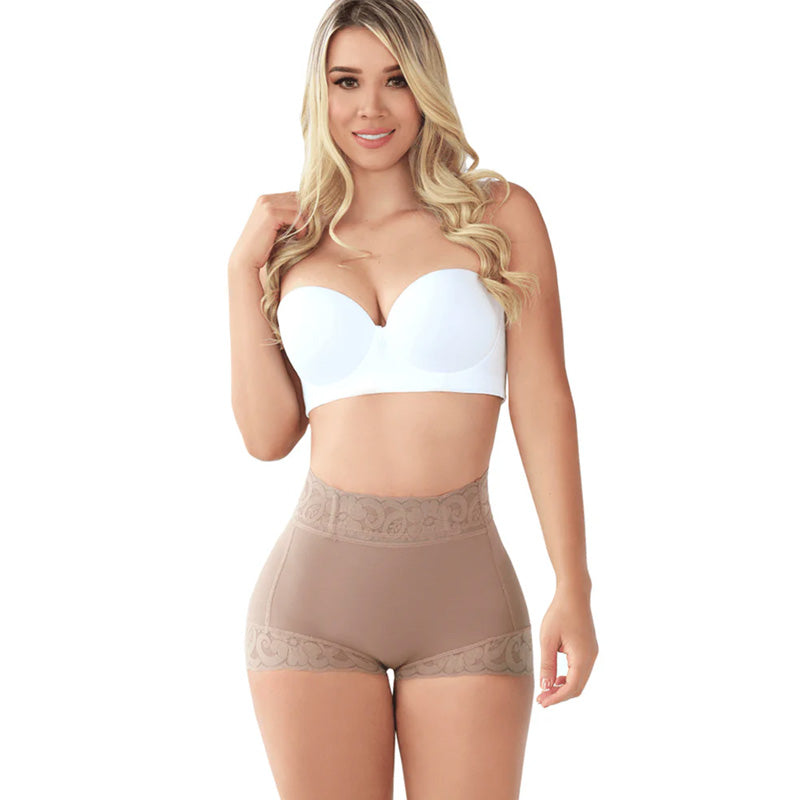 Nahtlose High-Waist Shorts mit Po-Lifting-Effekt
