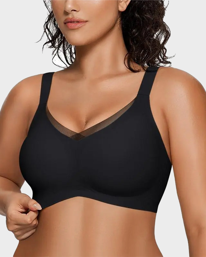 Damen-Bügeloser BH aus Mesh – Bequem & Unterstützend