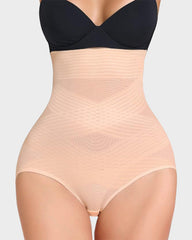 High-Waist Shaping-Body für Damen mit schlankem Kreuz-Design und Po-Lifting