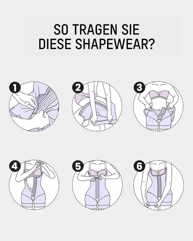 Shaping-Body mit Bauchkontrolle und Po-Lift – BBL-Faja