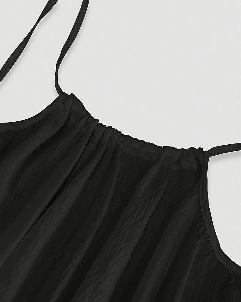 Rückenfreies Damen-Cami-Kleid in Uni