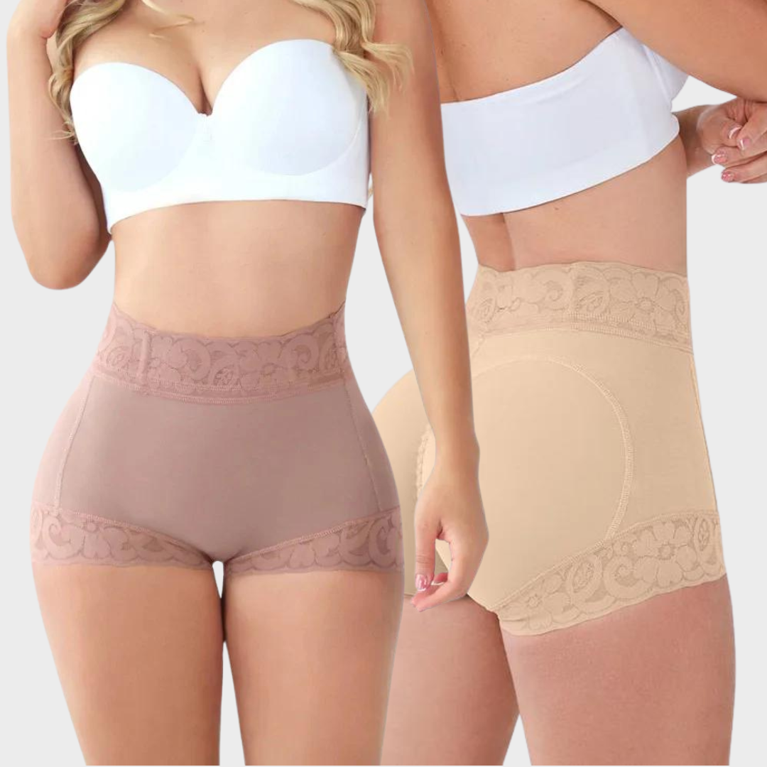 Nahtlose High-Waist Shorts mit Po-Lifting-Effekt