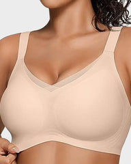 Damen-Bügeloser BH aus Mesh – Bequem & Unterstützend