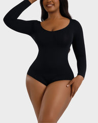 1+1 gratis Shaping-Body mit langen Ärmeln