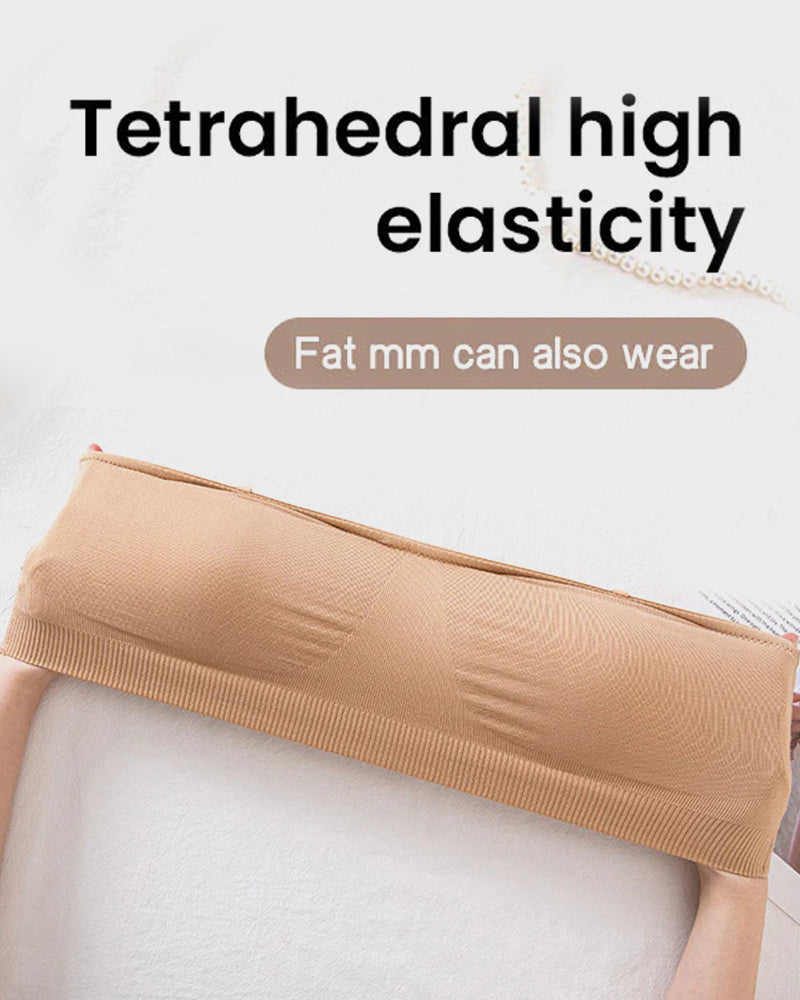 Rutschfester nahtloser trägerloser Bandeau-BH