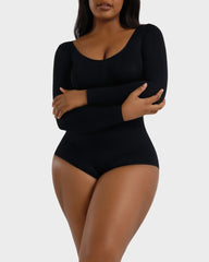1+1 gratis Shaping-Body mit langen Ärmeln