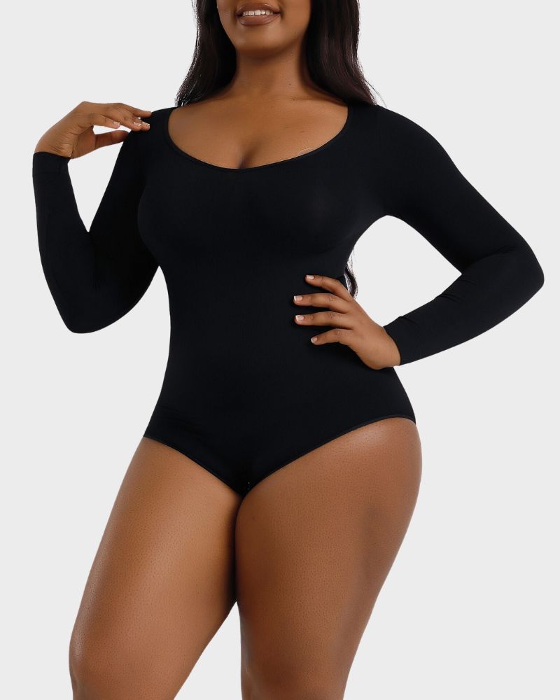 1+1 gratis Shaping-Body mit langen Ärmeln
