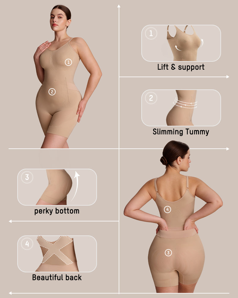 All-in-One Sculpting Bodysuit with Easy-Off Design（副本）