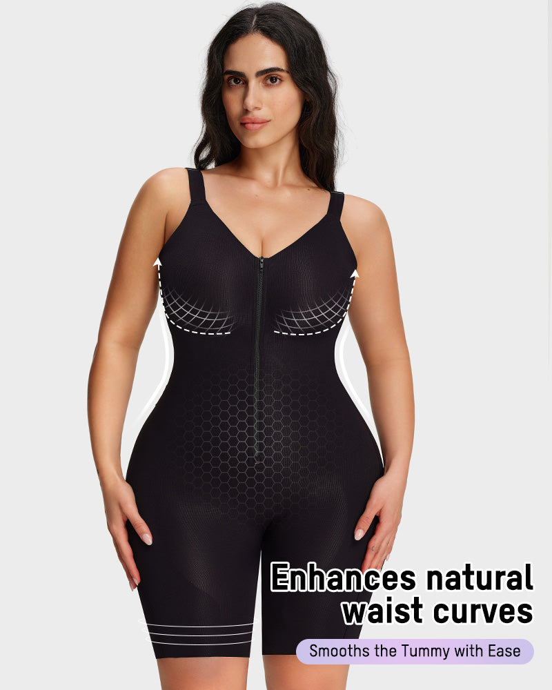 Easyslide™ Zipper Lightweight Sculpting Bodysuit（直播链接）
